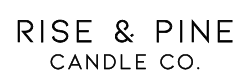 Rise and Pine Candle Co. logo
