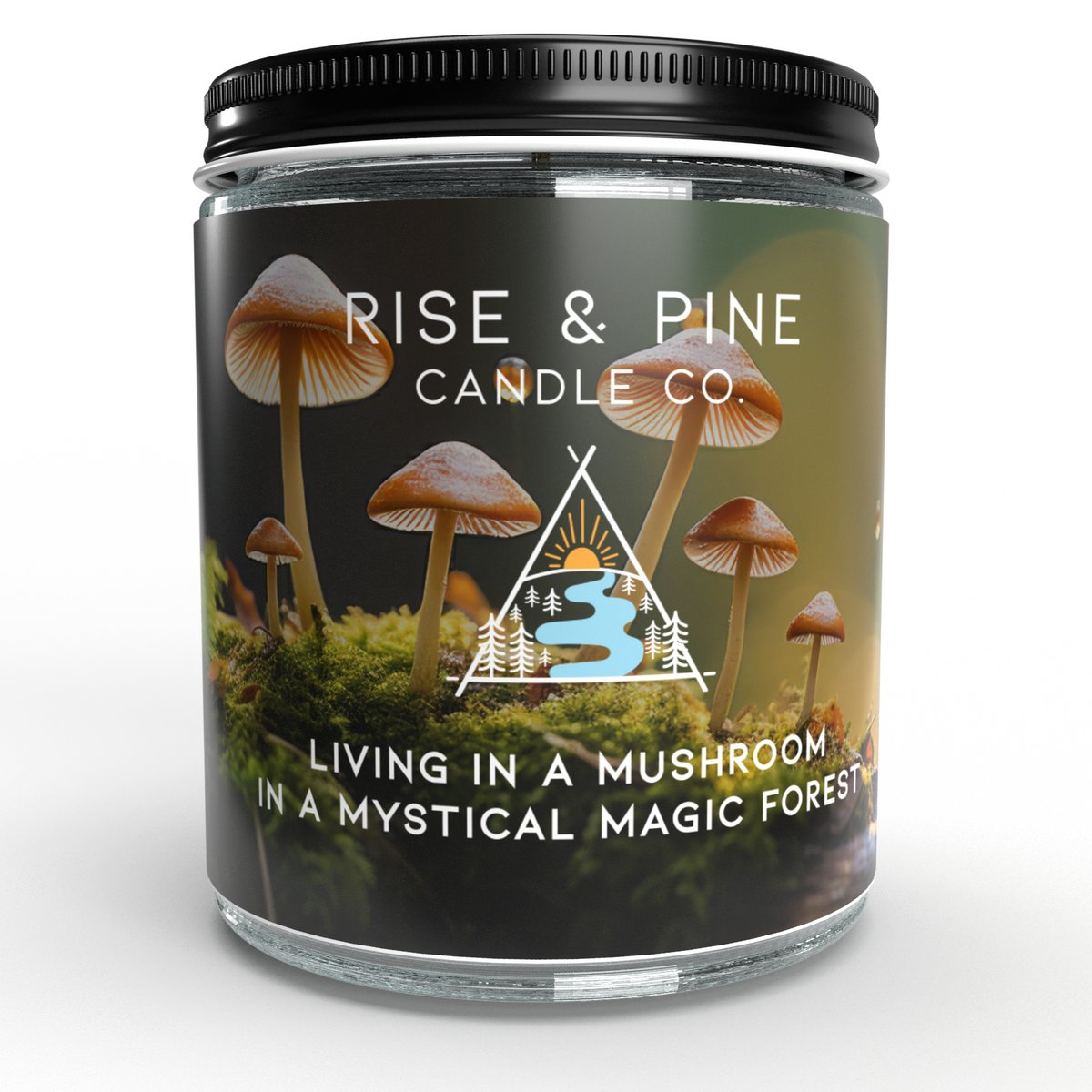 Cedarwood & Oakmoss Mushroom Soy Wax Candle - 9oz