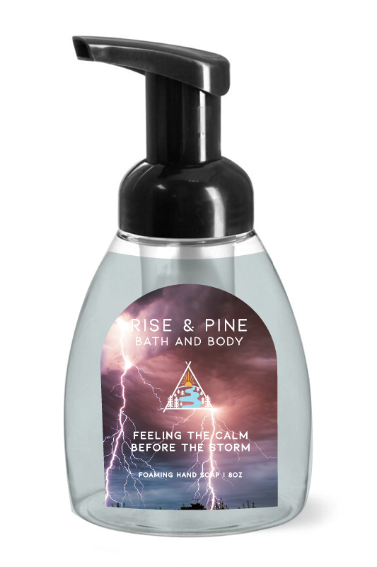 Petrichor Storm Foaming Hand Soap – Rise and Pine Candle Co.