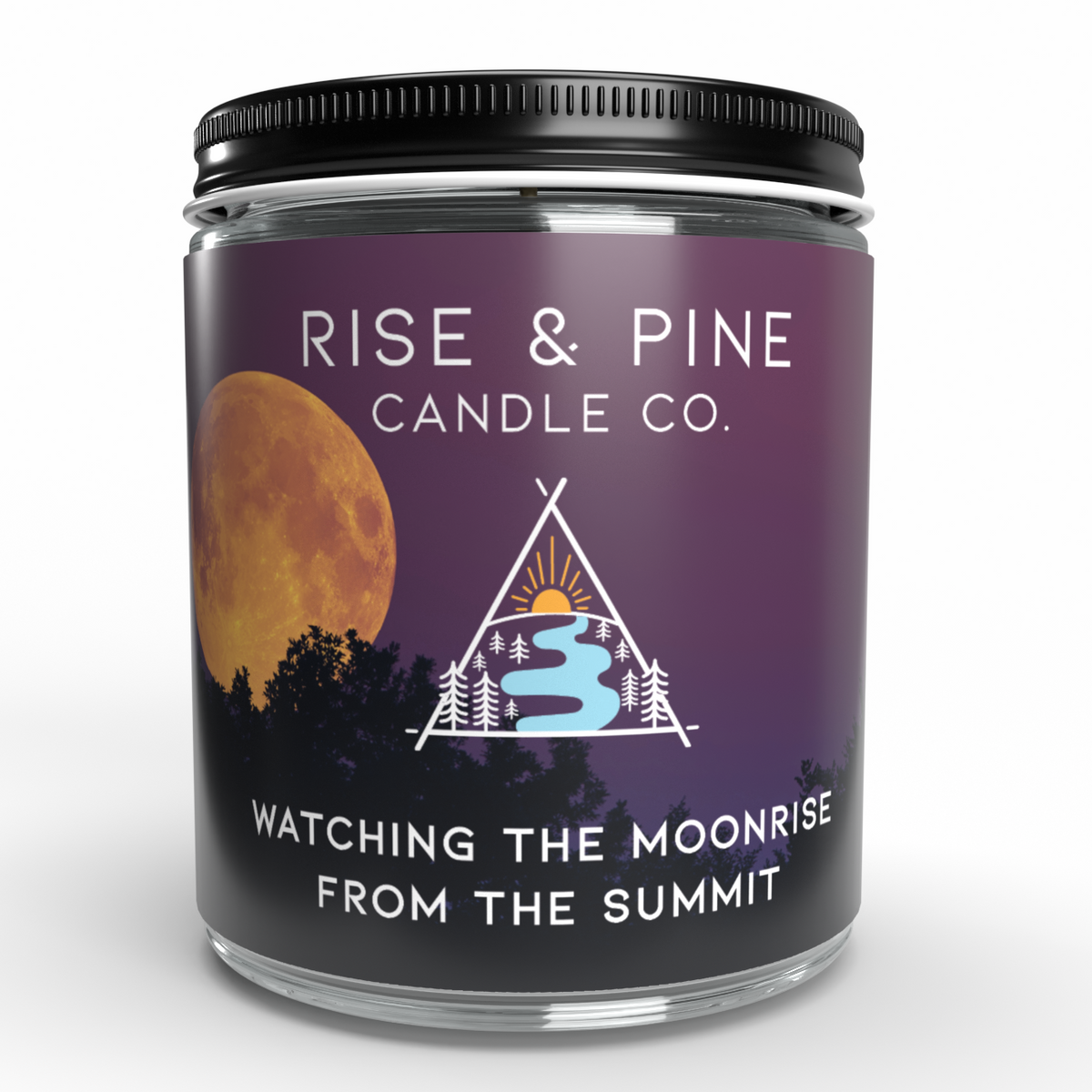 Dahlia, Musk, Amber Soy Wax Candle - 9oz