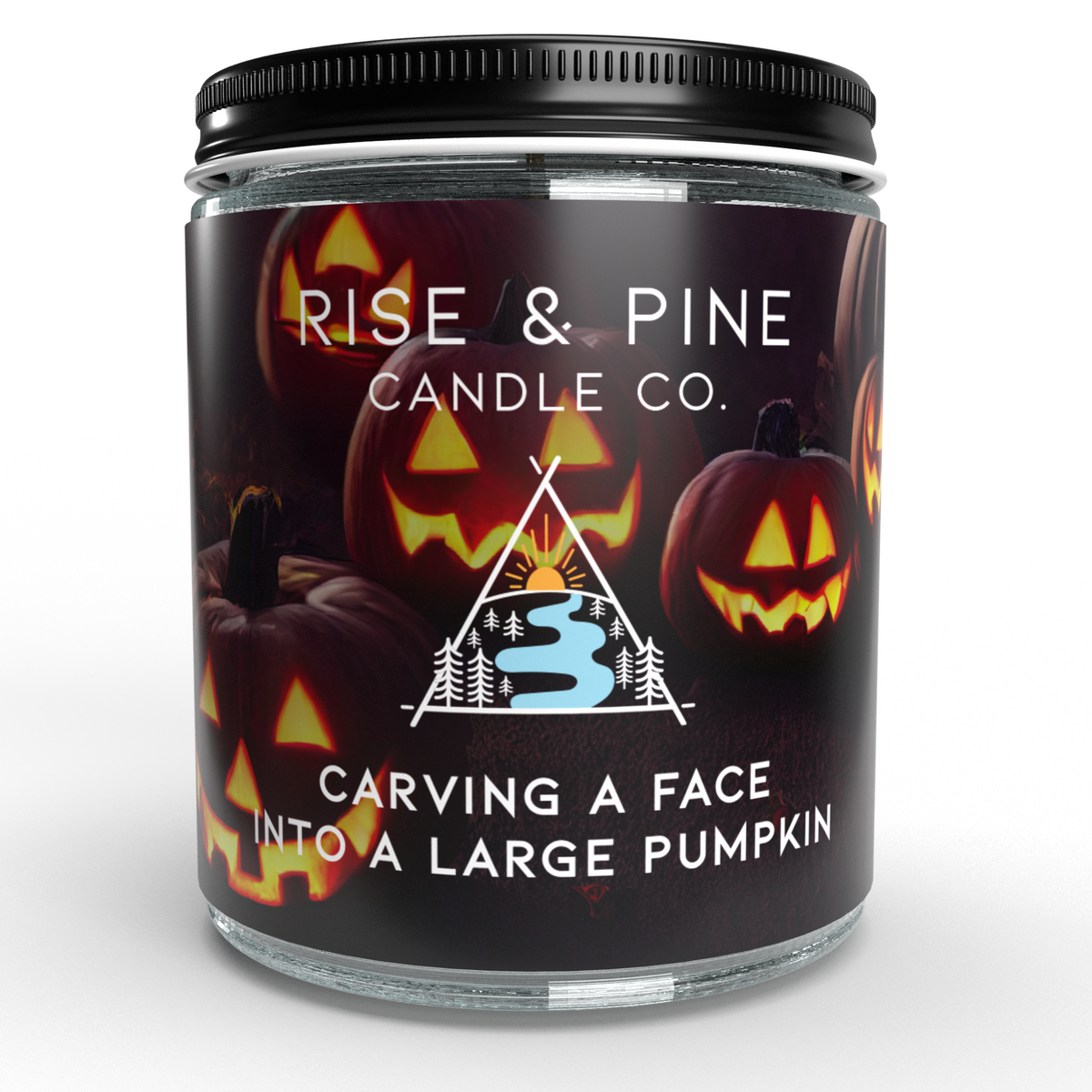 Pumpkin Souffle Jack-o-Lantern Soy Wax Candle