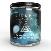 Amber Sandalwood Alien Soy Wax Candle - 9oz
