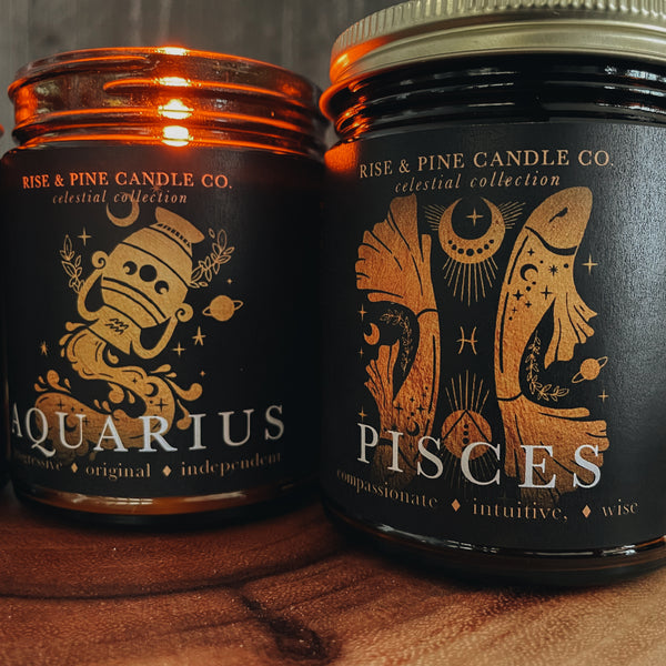 Cancer Soy Wax Candle - 9oz