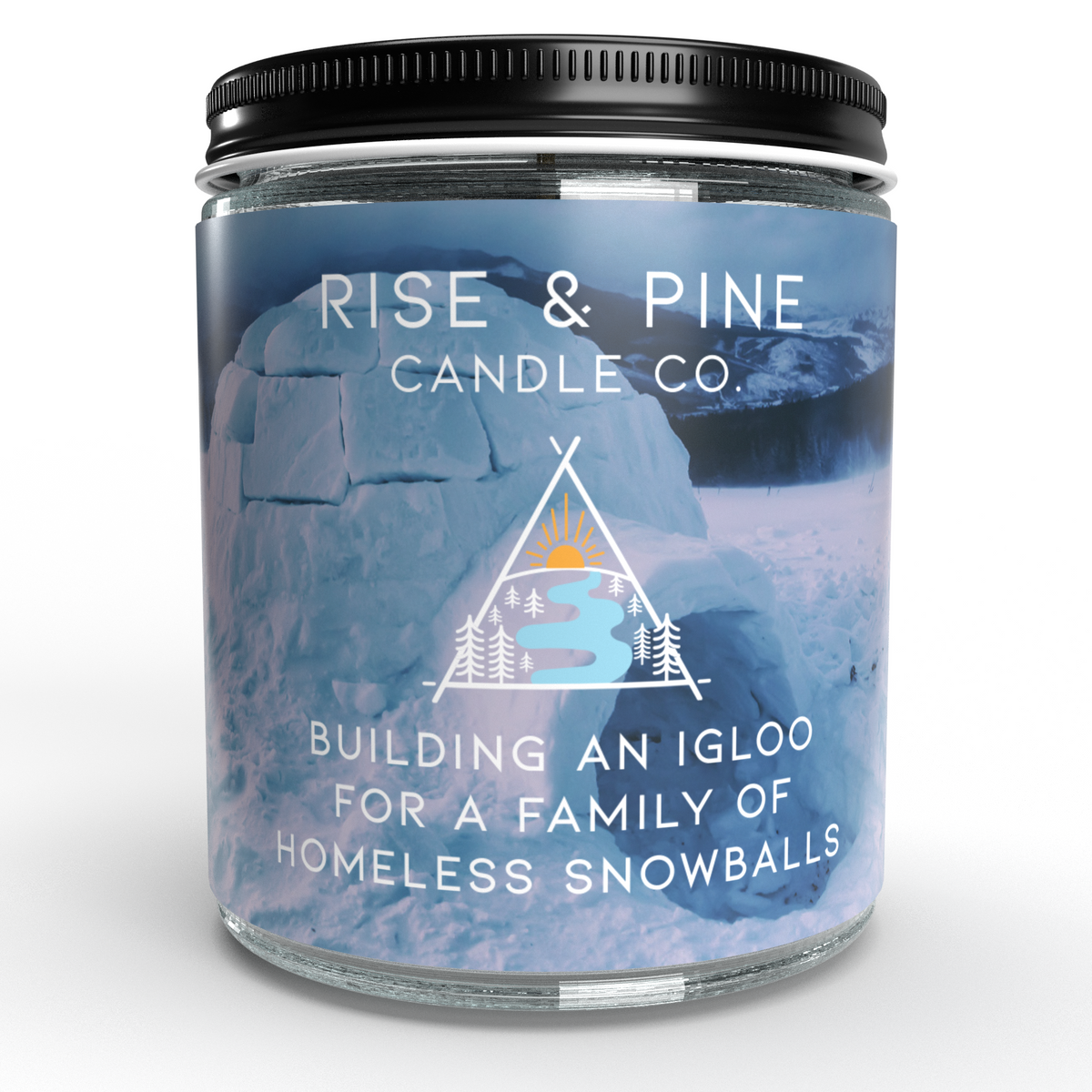 Falling Snow Soy Wax Candle
