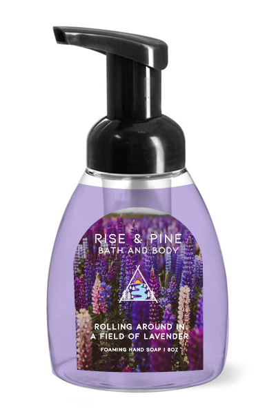 lavender plant foaming Lavender Foaming Hand Soap – Rise and Pine Candle Co