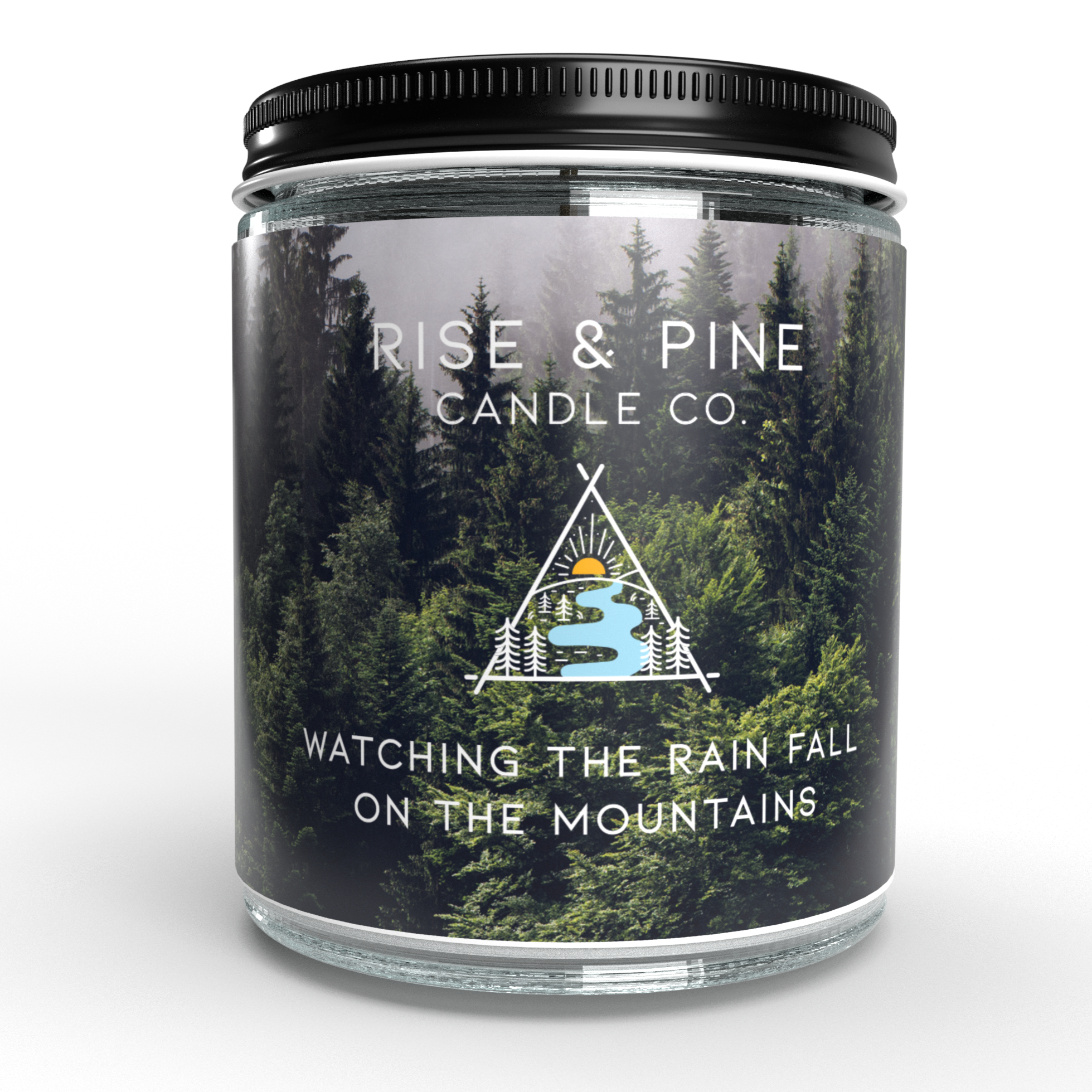 Rain & Petrichor Soy Wax Candle - Thumbnail 3