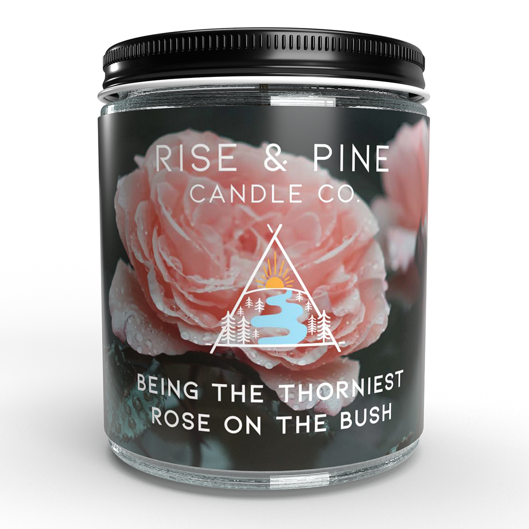 Rose Soy Wax Candle - 9oz